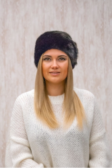 Шапка женская из норки