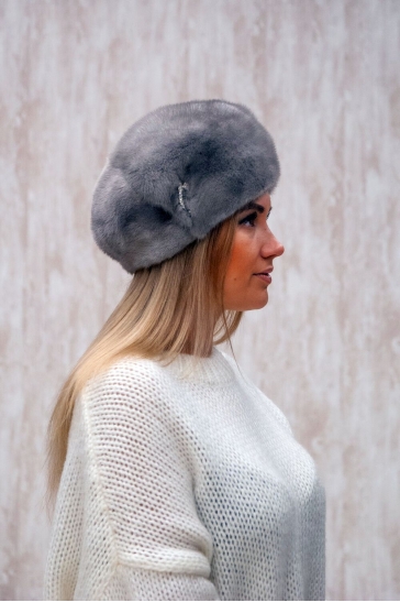 Шапка женская из норки