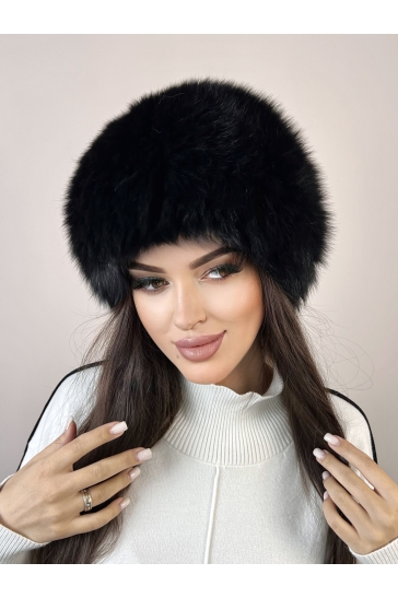Шапка женская из песца