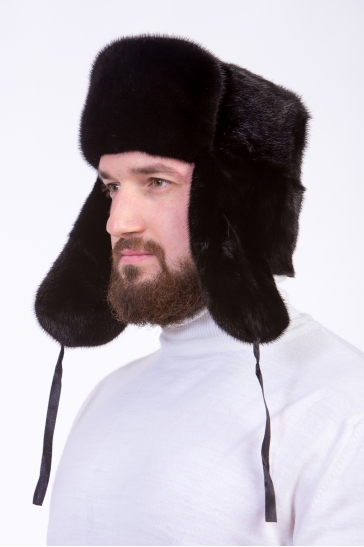 Шапка мужская из норки