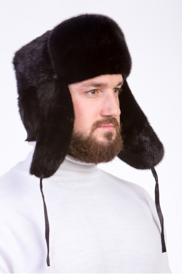Шапка мужская из норки