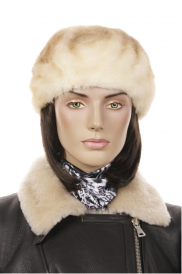 Шапка женская из норки