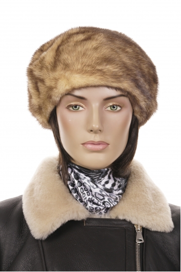 Шапка женская из норки