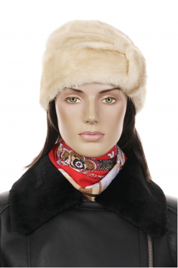 Шапка женская из норки