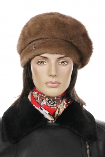 Шапка женская из норки