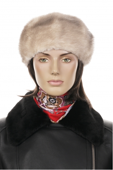Шапка женская из норки