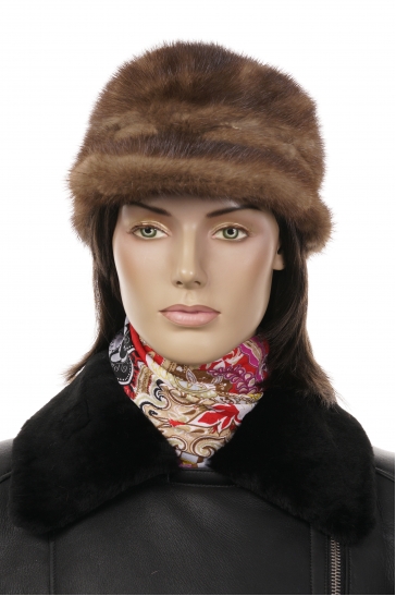 Шапка женская из норки