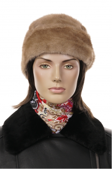 Шапка женская из норки