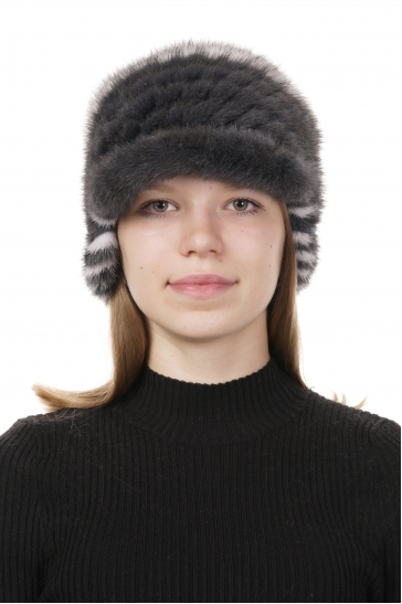 Шапка женская из норки