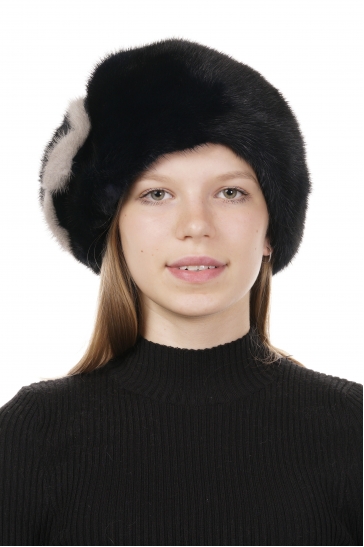 Шапка женская из норки