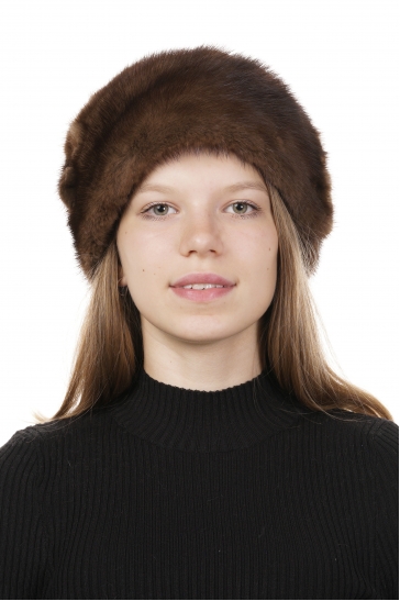 Шапка женская из норки