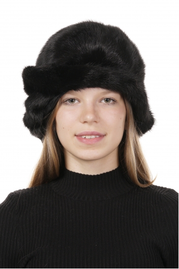 Шапка женская из норки
