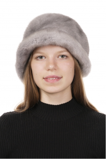 Шапка женская из норки