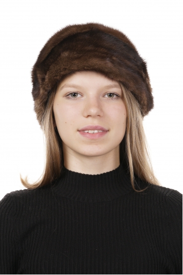 Шапка женская из норки