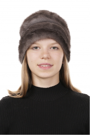 Шапка женская из норки
