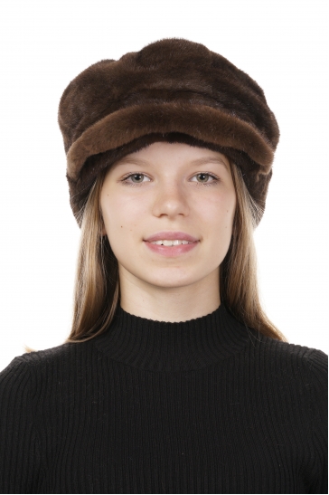 Шапка женская из норки