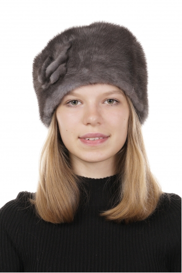 Шапка женская из норки