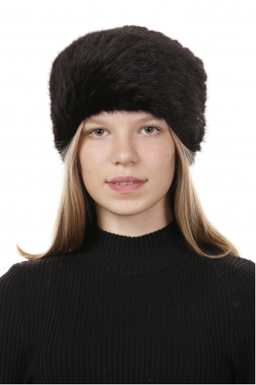 Шапка женская из норки