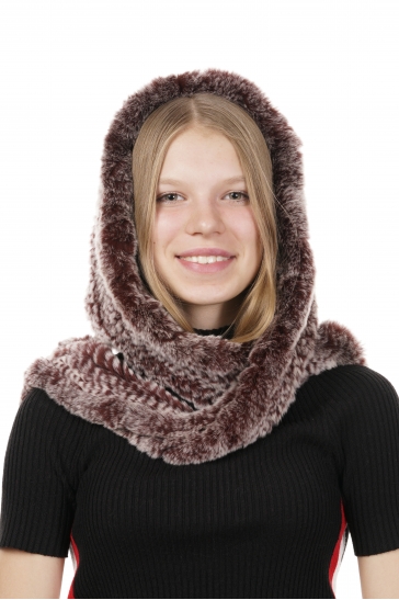 Шапка женская из кролика