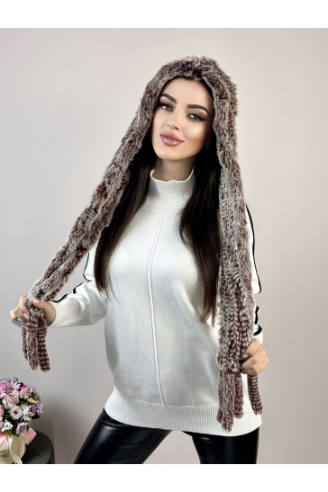 Шапка женская из кролика