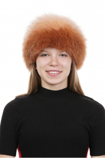Шапка женская из песца