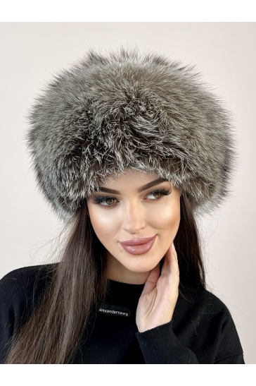 Шапка женская из блюфроста