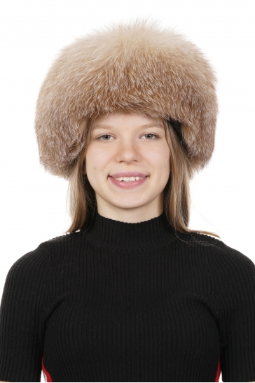 Шапка женская из блюфроста
