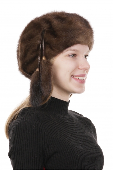 Шапка женская из норки