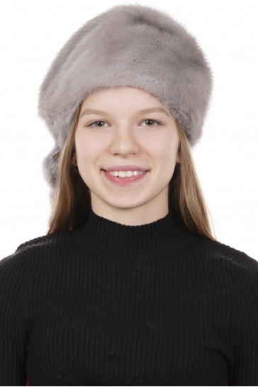 Шапка женская из норки
