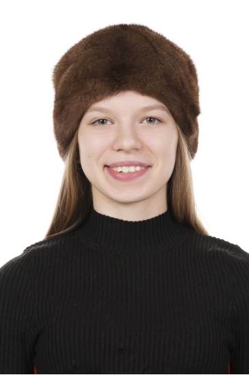 Шапка женская из норки