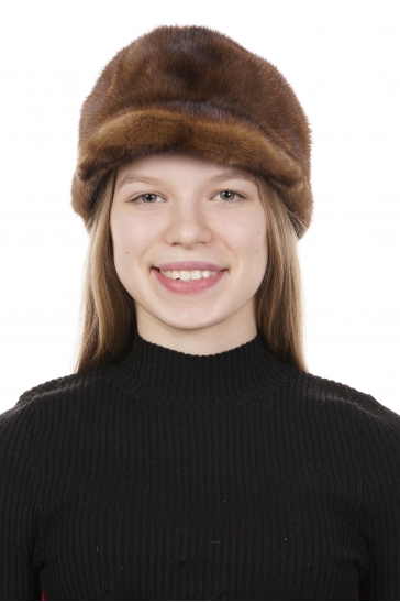 Шапка женская из норки