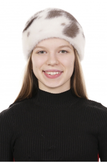 Шапка женская из норки