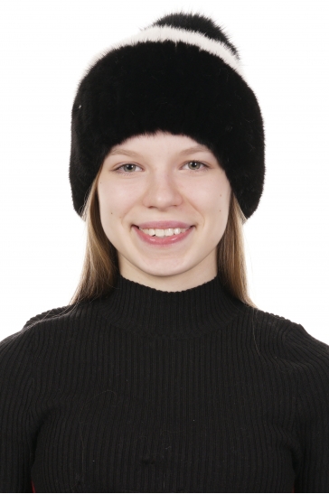 Шапка женская из норки