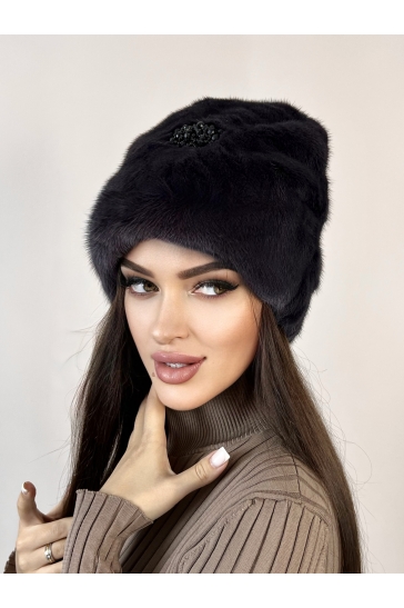 Шапка женская из норки
