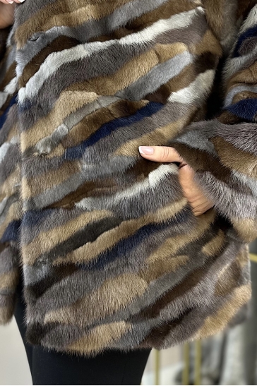 Шуба из норки